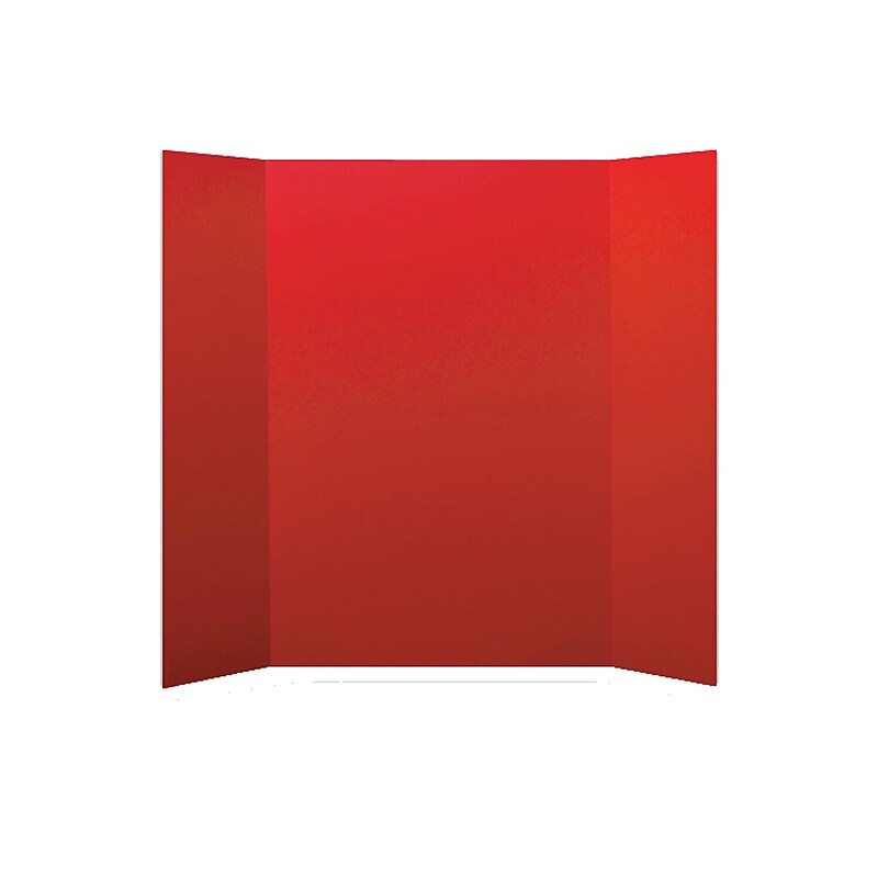 Flipside Foam Project Board, 36" x 48", Red, 24/Carton (30089-24) image 1