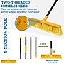 BISON LIFE Outdoor 18" Polypropylene Bristle Flagged Push Broom, Yellow/Black (BPHD-EXHPB-BKY-18-1)~#|#~55823C24-4E20-4B92-8DD62930C82B6778_sc7