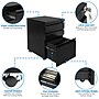 Mount-It! 3-Drawer Mobile File Cabinet, Letter & Legal Size, Lockable, 23.72"H x 14.7"W x 18.11"D, Black (MI-941B)~#|#~5582FEB6-7270-4FBA-8901E7D4CD091B82_sc7