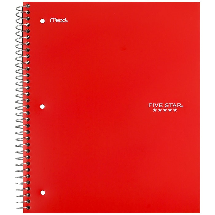 Five Star 1-Subject Notebooks, 8