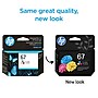 HP 67 Tri-Color Standard Yield Ink Cartridge, Prints Up to 100 Pages (3YM55AN#140)~#|#~55867F26-0131-4D19-86589E4B16A1BDDA_sc7