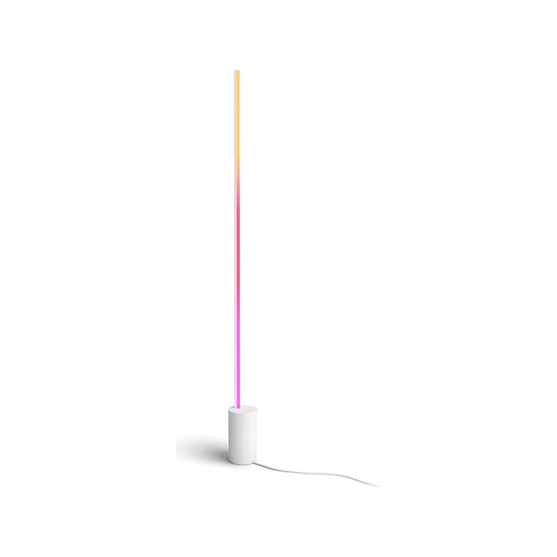 Philips Gradient Signe 57.4" LED White Floor Lamp with Stick Shade (573709) image 1