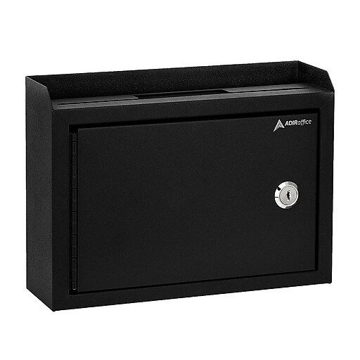 AdirOffice Multipurpose Drop Box Mailbox with Suggestion Cards, Medium