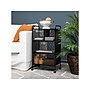 Mind Reader 4-Drawer Mobile Utility Cart with Wheels, Metal, Black (4DRMESH-BLK)~#|#~558DC4F6-F488-4CFB-94AB8655F68E2361_sc7