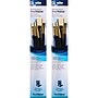 Princeton RealValue Mixed Media Natural Variety Brush Set, Dark Blue, 4 Per Set, 2 Sets (PBXPR9131-2)~#|#~559357C8-32C0-4179-9350D87CF22C6AFD_sc7