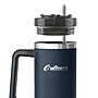 Outdoors Professional Stainless Steel Double-Walled  Tumbler with Straw, 40 oz., Navy Blue (OUTD9058)~#|#~55997258-E53B-4AC2-B22EB8BBC4B538DA_sc7
