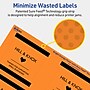 Avery Laser/Inkjet Multipurpose Square Labels, 3" x 3", Bright Orange, 120/Pack (94101)~#|#~559AFB9F-3627-475A-9D2B2B6C1AFD3949_sc7