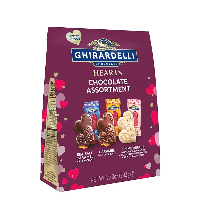 Ghirardelli Hearts Assorted Chocolate Pieces, 10.3 oz. (MSD43639) image 1