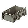 Quantum Storage Systems 32 Quart Storage Tote with Lid, Plastic, Gray (QDC2012-7)~#|#~559EDE50-9E1B-4D16-A1D17E22B95B882F_sc7
