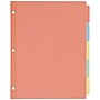 Avery Plain Tab Write-On Paper Dividers, 5 Tabs, Multicolor, 36 Sets/Pack (11508)~#|#~55A1E35A-16EF-4368-9EA9B821DBAB665E_sc7
