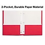 Staples 10% Recycled Smooth 2-Pocket Paper Presentation Folder with Fasteners, Assorted Colors, 10/Pack (13367-US)~#|#~55A58133-8DEC-4110-AB6A63DA611F7FA7_sc7