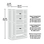 Sauder Select 47"H Storage Cabinet with 5 Shelves, Harmony Ash (443654)~#|#~55A78FDA-9AFB-46DE-895035996E229449_sc7