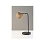 Adesso Roman LED Desk Lamp, 17", Matte Black/Natural Wood (6106-01)~#|#~55AA2BDD-D40E-4A4A-9DAEBF4862FA4FEC_sc7