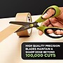 Scotch Non-Stick Unboxing 8" Scissors, Pointed Tip, Green (1488NS)~#|#~55AA6024-D0EA-4A1C-A0B7BEF90CF42A79_sc7