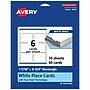 Avery Integrated Cards, 1-7/16" x 3.75", Matte White, 60/Pack (95289)~#|#~55AE5B41-CAFF-4938-BF08835C1DE7E891_sc7