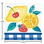 Say Hooray! Fresh Fruits Summer Disposable Party Tableware Set, 49/Pack (DTC9631E2A)~#|#~55AE7162-85BC-4781-9EE8CDCA6ECF95D6_sc7