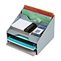 Mind Reader 5-Compartment Plastic Desk Tray, Gray (ANCHBOX5-GRY)~#|#~55B2869B-D8EB-4A89-9562FAB53BD38D0E_sc7