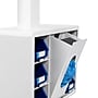 Luxor Vitalize Mobile 4-Wheel Healthcare Laptop Cart with Storage and Glove Dispenser Compartment, White (MCWS001)~#|#~55B6299C-E558-45EE-A3962C8072EF2A14_sc7