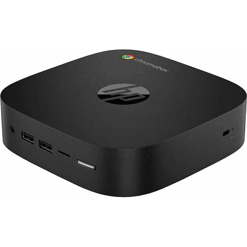 HP Chromebox Enterprise G4 Desktop Computer, Intel Celeron 7305, 4GB Memory, 64GB SSD (8R2T4UT#ABA) image 1