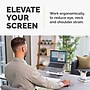 Fellowes Breyta Collection 9.25" x 10.55" Adjustable Plastic Laptop Stands, White (100098501)~#|#~55BB7D93-4DFF-40B9-AB29ED5D8F476BD9_sc7