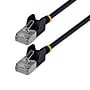 StarTech 4 ft. Ultra-Slim Cat6A Ethernet Cable, 34AWG, Black (N6APATSTP34BKS-4ft)~#|#~55BD6C2C-5690-4BD3-94419A5398FC928A_sc7