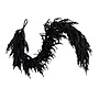 Nearly Natural Artificial Real Touch Halloween Black Norfolk Island Pine Garland, 6' (W1382)~#|#~55C67CAC-8994-48D6-8A98B93CE2073744_sc7