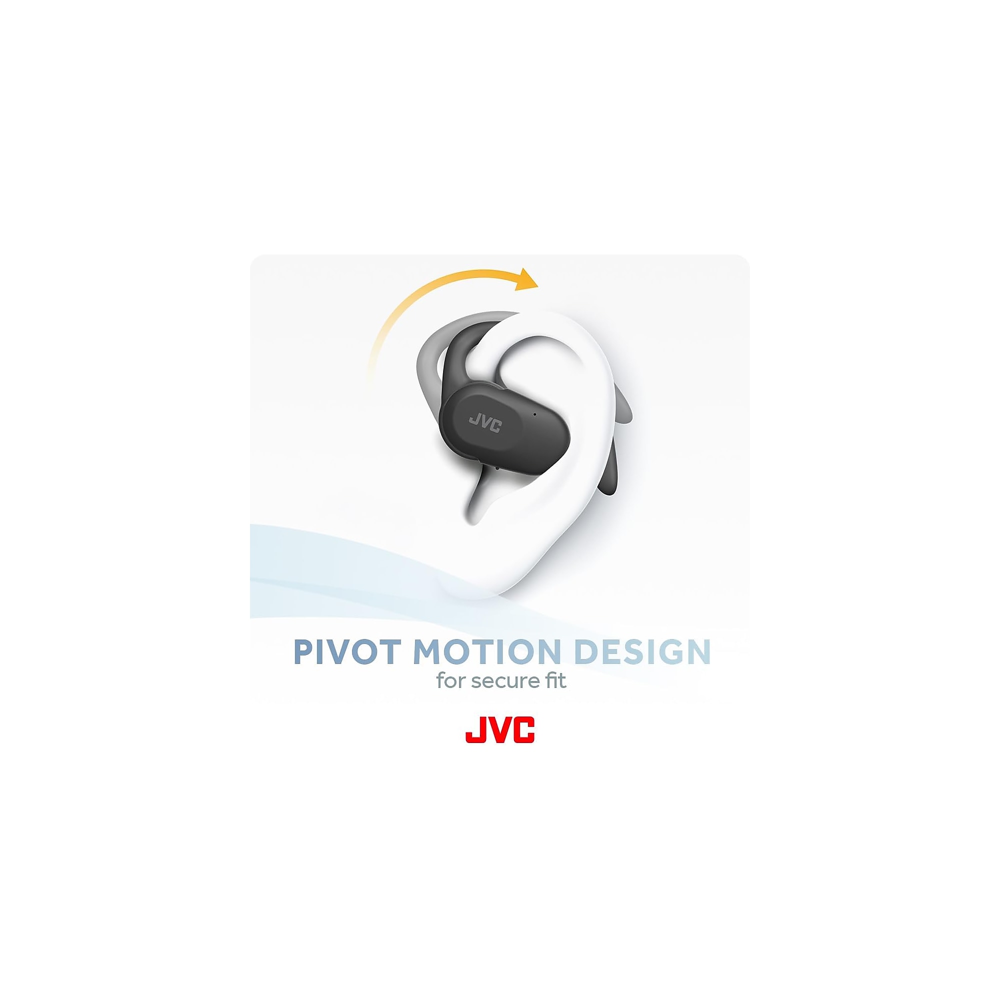 JVC Nearphones Wireless Open-Ear Earbuds, Bluetooth, Black (HANP40TB) Sansujyuku sansujyuku.com