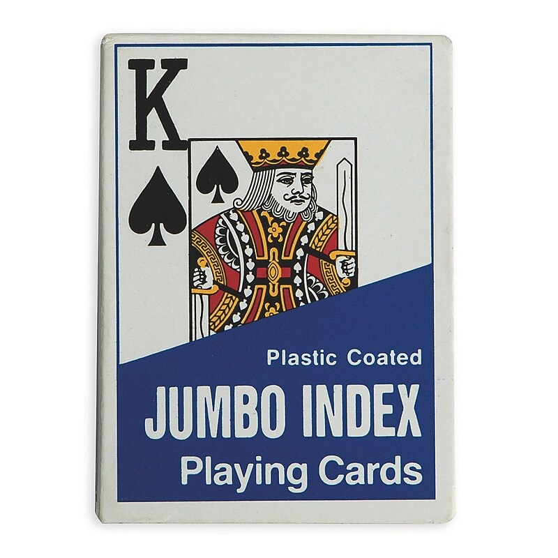 S&S Large Face Playing Cards (W2931) image 1