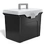 Staples File Box File Portable Tote, Letter Size, Black (140163/110997)~#|#~55D28CB5-4A8F-448F-978596064961DC70_sc7