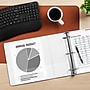 Staples 3" 3-Ring View Binder, D-Ring, White (55413/26450)~#|#~55D38B0B-9FBE-4E1E-A3E1DEAACCF6206F_sc7