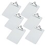 Saunders US-Works Plastic Clipboard, Letter Size, Clear, 6/Pack (30007-6-VB)~#|#~55D49170-A549-4EF9-87273C90D756370D_sc7