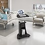 Techni Mobili 22"W Manual Adjustable Standing Laptop Cart, Black (RTA-B005-BK46)~#|#~55D51DAA-194C-4F01-B75D67BBE3792041_sc7
