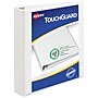 Avery TouchGuard Protection Heavy Duty 1 1/2" 3-Ring View Binders, Slant Ring, White (17142)~#|#~55D96A0F-0986-4218-BCE5EF4D34E80E39_sc7