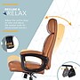 Click365 Classic Ergonomic Bonded Leather Executive Big & Tall Chair, 350 lb. Capacity, Cognac (CCHR10023A)~#|#~55E2959B-E2CE-4445-9B111A234D50E7E0_sc7