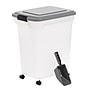 Iris 55 Quart Storage Container with Lid, Plastic, Gray (301048)~#|#~55E2FDF9-A88E-4760-89941391E4FC617E_sc7