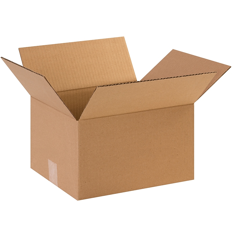 12" x 10" x 7" Shipping Boxes, 25/Pack (12107) image 1