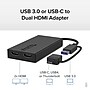 Plugable USB 3.0/USB-C to Dual HDMI Adapter, Black (UGA-HDMI-2S)~#|#~55E558DA-BB96-4744-8E597BC6388015C6_sc7