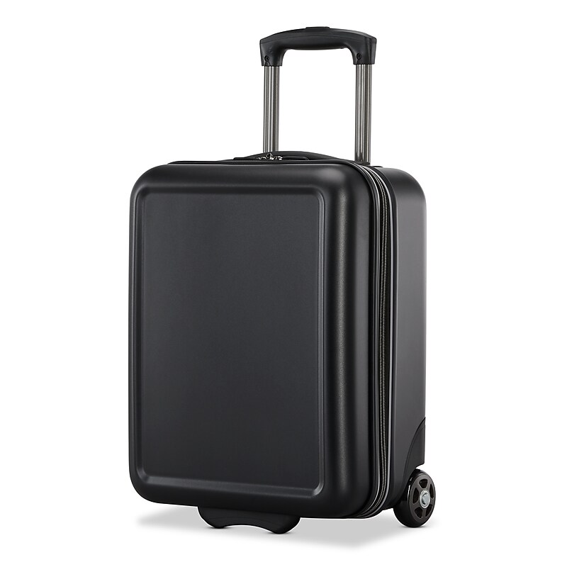American Tourister Fathead 15.75" Hardside Carry-On Suitcase Spinner, Black (154850-1041) image 1