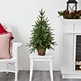 Nearly Natural 5370 Christmas Tree Golden in Planter~#|#~55EB5782-37B5-4FA4-BAC0B15F51BDD2A6_sc7