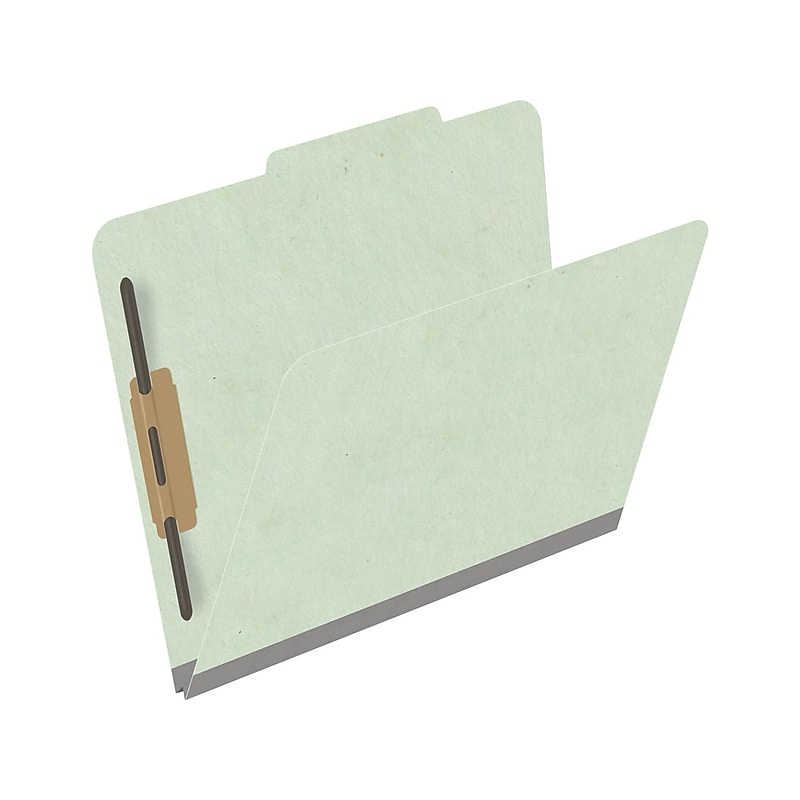 Medical Arts Press Pressboard Classification Folder, 2" Expansion, Letter Size, Pale Green, 25/Box (DV-T42-02-3PGN) image 1