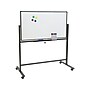 Excello Global Products Double Sided Magnetic Steel Mobile Dry-Erase Whiteboard, Aluminum Frame, 4' x 3' (EGP-HD-0066-BK)~#|#~55F6581B-2026-414D-94050EC6B743A737_sc7