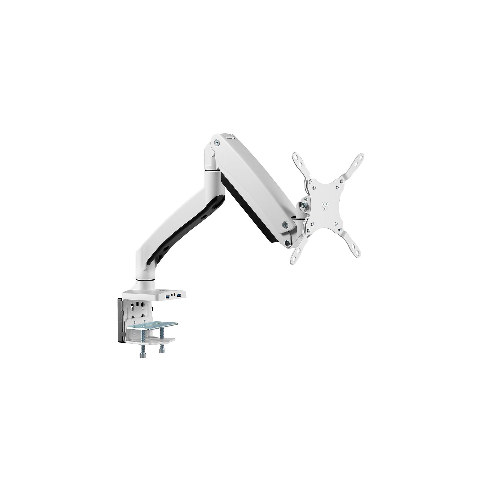 SIIG Adjustable Desk Mount, 17″ to 49″, White (CE-MT3H11-S1) Sansujyuku sansujyuku.com