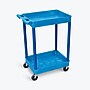 Luxor ENDURA 2-Shelf Utility Cart, Blue (BUSTC11BU)~#|#~5603C0C2-4000-4E9D-A616D0ABC6851041_sc7