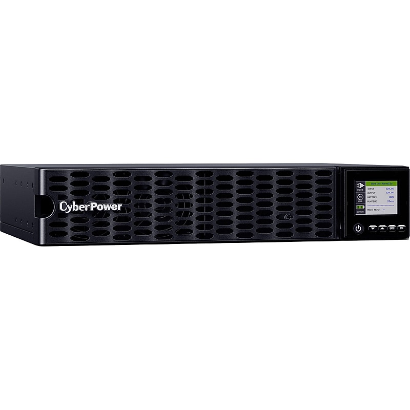 CyberPower Smart App 1500VA 8-Outlet Double-Conversion Online UPS, Black (OL1K5RTHD) image 1
