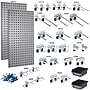 Triton Products LocBoard Pegboards with 30 pc. LocHook Assortment and Hanging Bin System (LB18-GKit)~#|#~56081641-235C-4481-9AD32701B03815FB_sc7