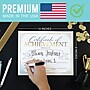 Hadley Designs Elegant Gold Award Certificates of Achievement for Students, 8" x 10", Multicolored, 25/Pack (HDDX004A2K2IP)~#|#~560D8A00-C7EF-4B5E-B80272D35F7EFF0F_sc7
