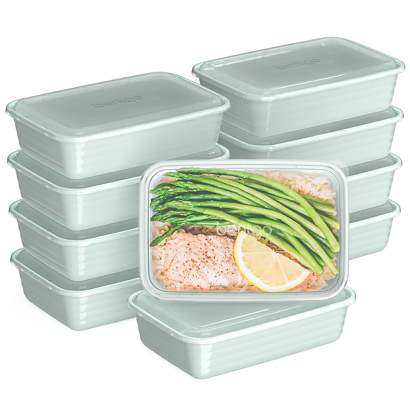 Bentgo Prep Meal Prep Box, Mint, 10/Pack (BGPRP1-MT) image 1