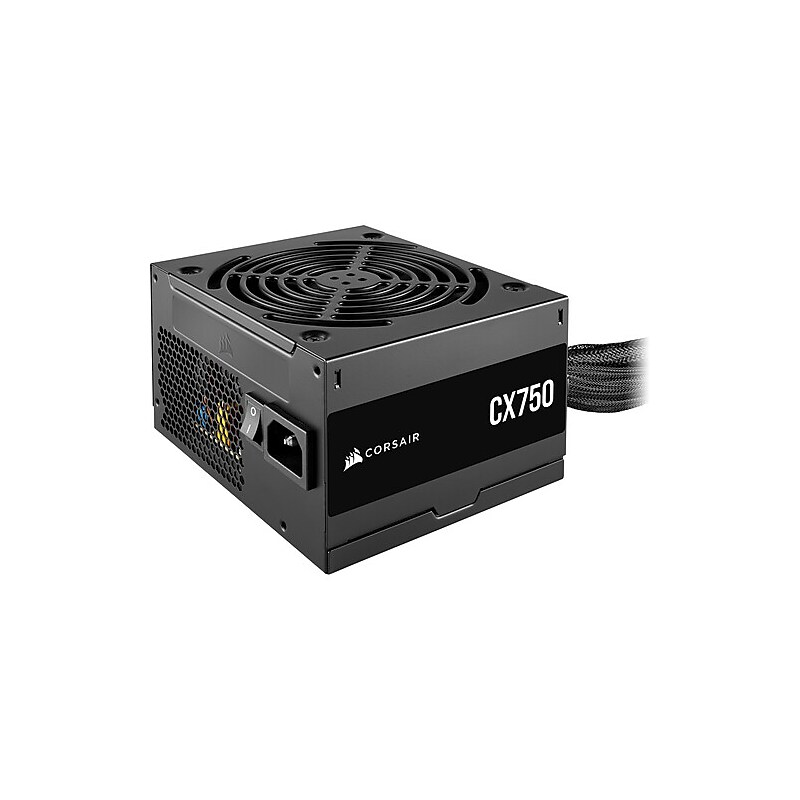 Corsair CX Series 750W EPS/ATX 12V 80 PLUS Bronze Plug-in Module Power Supply, Black (CP-9020279-NA) image 1