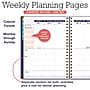 2026-2027 Excello Brands 8.5" x 11" Academic Weekly & Monthly Family Planner, Paperboard Cover, Navy Floral (FAM-AY26-0084)~#|#~56242A11-88EE-4022-B040AC2C364E632D_sc7