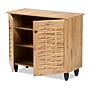 Baxton Studio Winda Shoe Cabinet, Oak Brown and Black (189-11987-HiT)~#|#~562603FA-57F1-4769-97C8D3604BE8805A_sc7